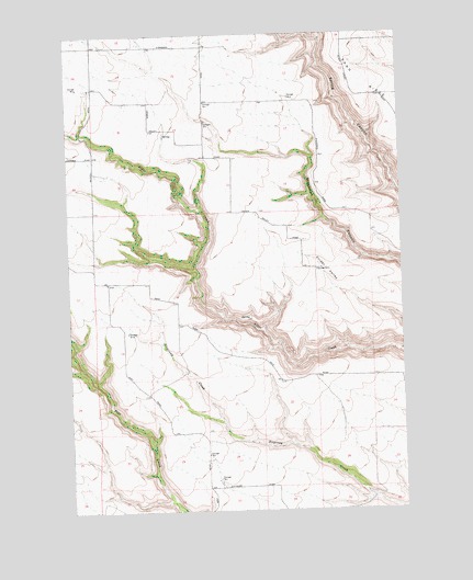 Crider Valley, WA USGS Topographic Map