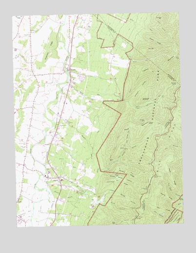 Crimora, VA USGS Topographic Map