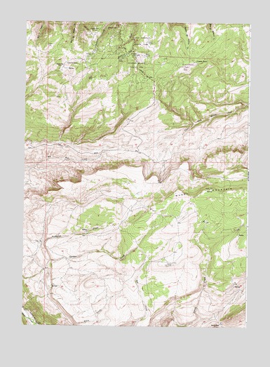Crimson Dawn, WY USGS Topographic Map