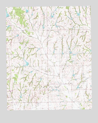 Criner, OK USGS Topographic Map