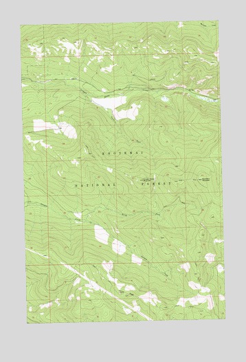 Cripple Horse Mountain, MT USGS Topographic Map