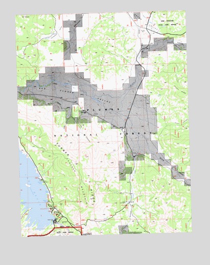 Crocker Mountain, CA USGS Topographic Map