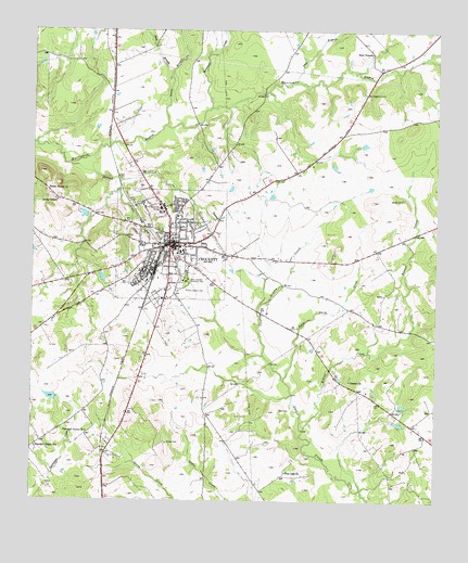 Crockett, TX USGS Topographic Map