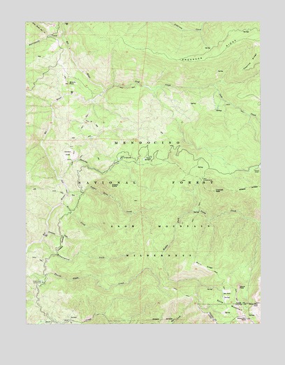 Crockett Peak, CA USGS Topographic Map