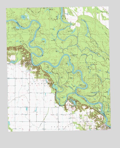 Crocketts Bluff, AR USGS Topographic Map