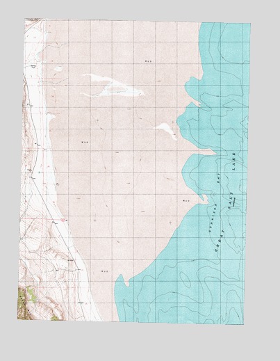 Crocodile Mountain SE, UT USGS Topographic Map