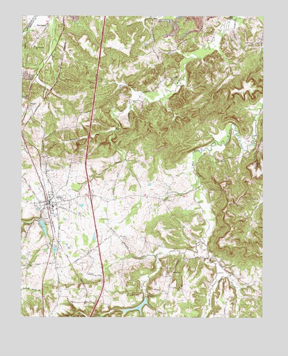 Crofton, KY USGS Topographic Map