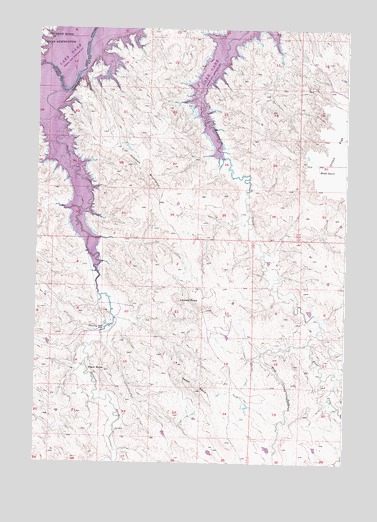 Crokett Mountains, SD USGS Topographic Map