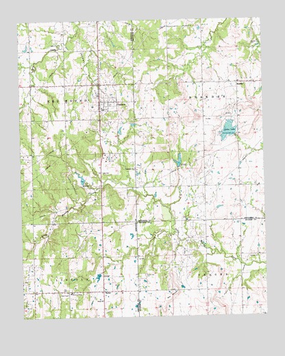Cromwell, OK USGS Topographic Map