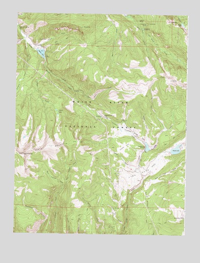 Crooked Creek Pass, CO USGS Topographic Map