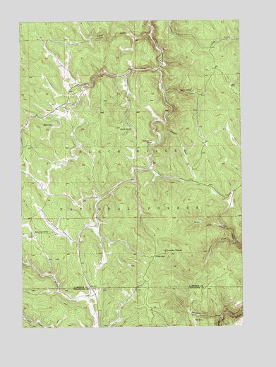 Crooks Tower, SD USGS Topographic Map
