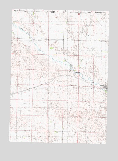 Crookston West, NE USGS Topographic Map