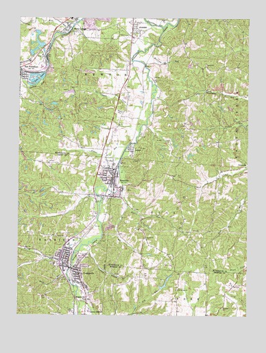 Crooksville, OH USGS Topographic Map