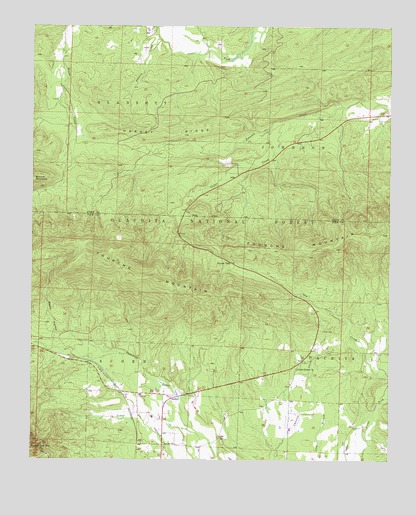 Acorn, AR USGS Topographic Map