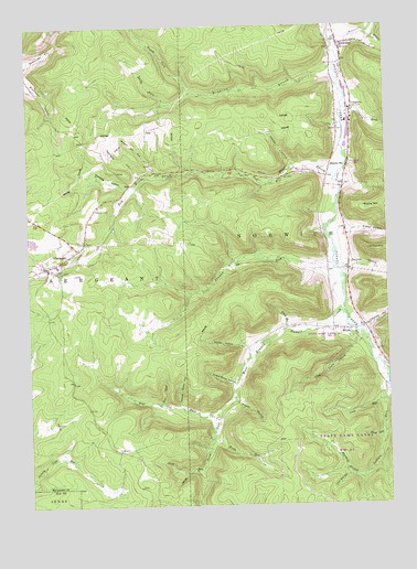 Crosby, PA USGS Topographic Map