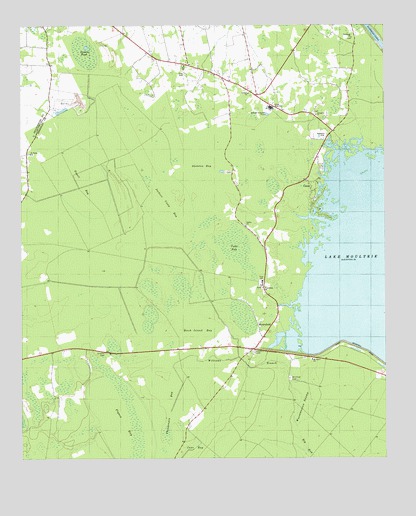 Cross, SC USGS Topographic Map