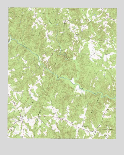 Cross Anchor, SC USGS Topographic Map