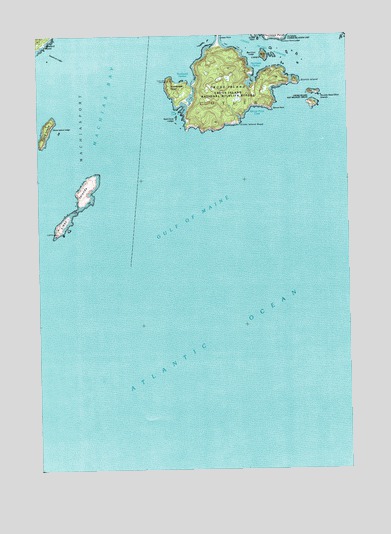 Cross Island, ME USGS Topographic Map