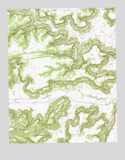 Cross L Ranch, NM USGS Topographic Map
