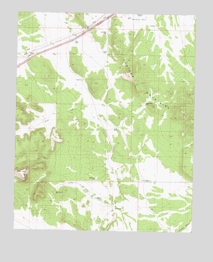 Cross Mountain, AZ USGS Topographic Map