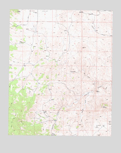 Cross Mountain, CA USGS Topographic Map