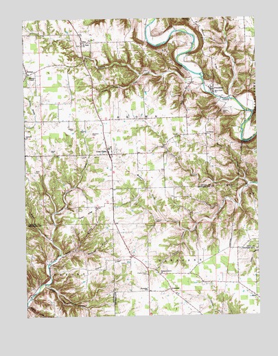 Cross Plains, IN USGS Topographic Map