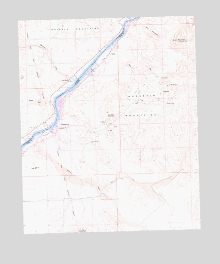 Cross Roads, CA USGS Topographic Map