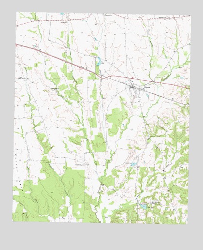 Annona, TX USGS Topographic Map
