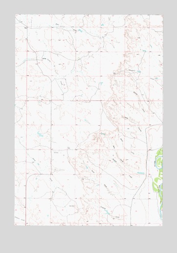 Cross S School, MT USGS Topographic Map