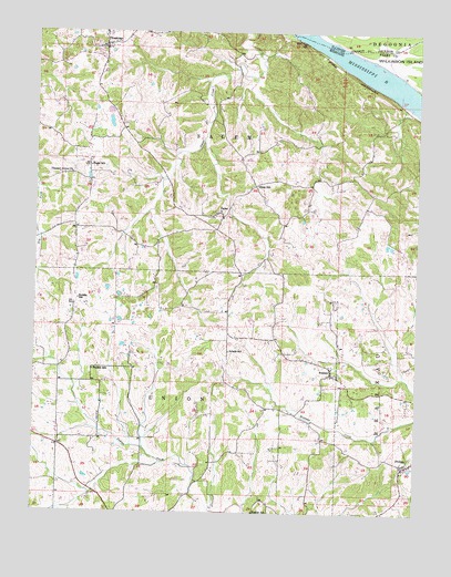 Crosstown, MO USGS Topographic Map
