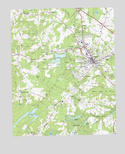 Crossville, TN USGS Topographic Map