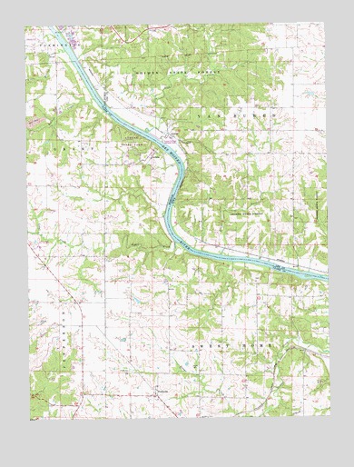 Croton, IA USGS Topographic Map