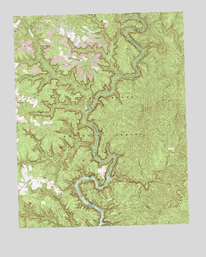 Ano, KY USGS Topographic Map