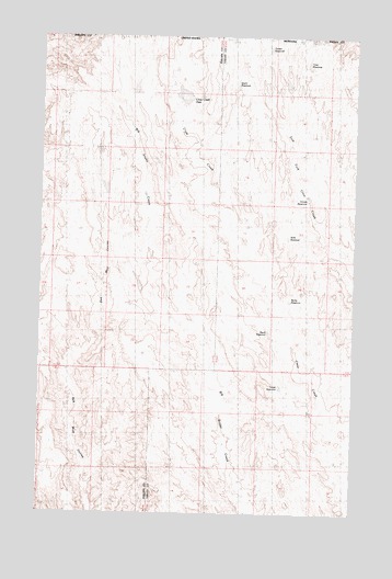 Crow Creek Dam, MT USGS Topographic Map