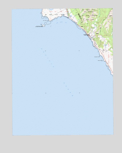 Point Ano Nuevo, CA USGS Topographic Map