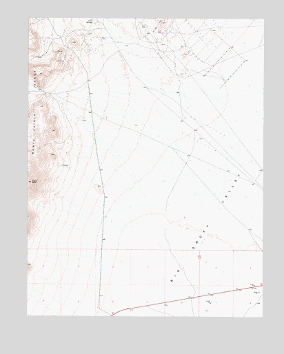 Crow Springs, NV USGS Topographic Map