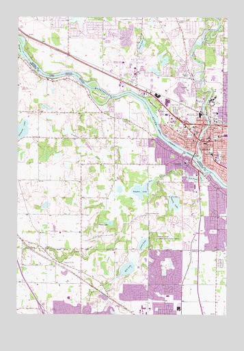 Anoka, MN USGS Topographic Map