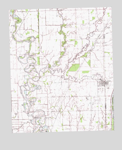 Crowder, MS USGS Topographic Map