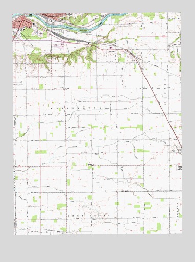 Anoka, IN USGS Topographic Map