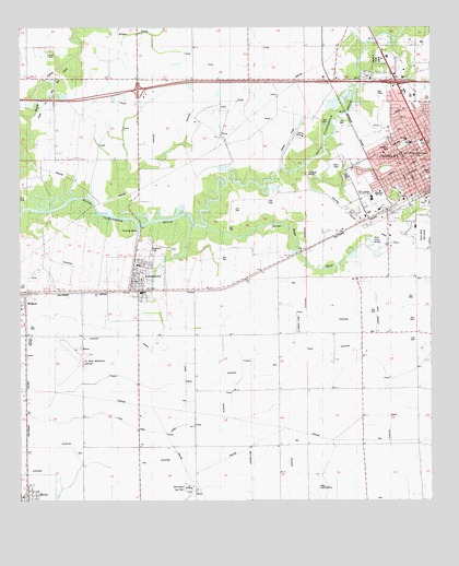 Crowley West, LA USGS Topographic Map
