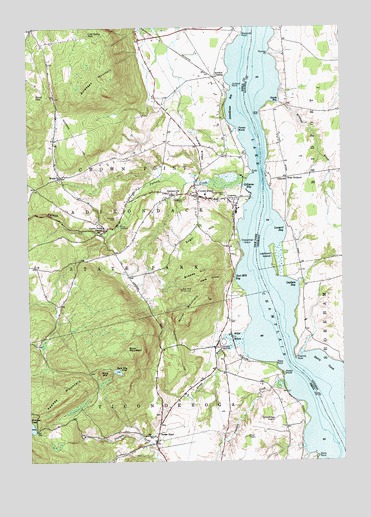 Crown Point, NY USGS Topographic Map