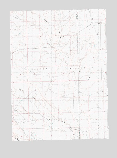 Crows Nest NE, ID USGS Topographic Map