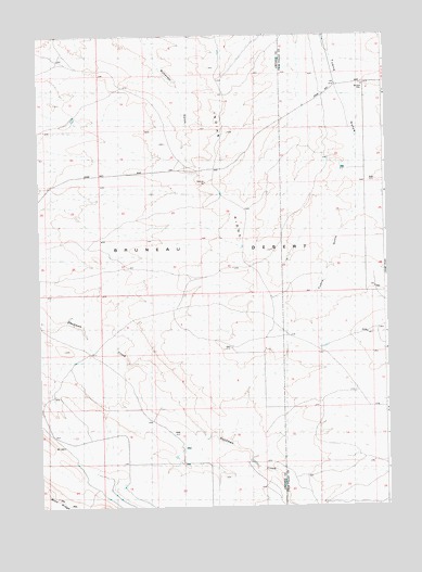 Crows Nest NE, ID USGS Topographic Map