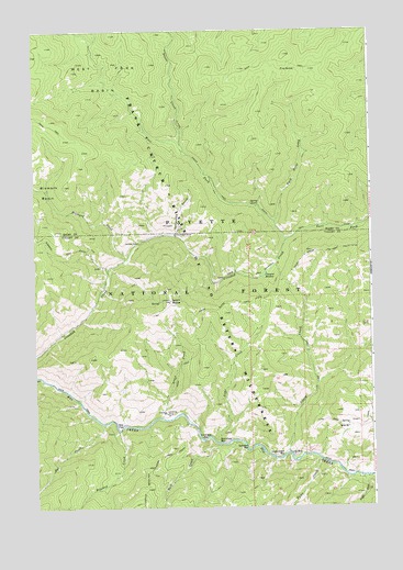 Acorn Butte, ID USGS Topographic Map