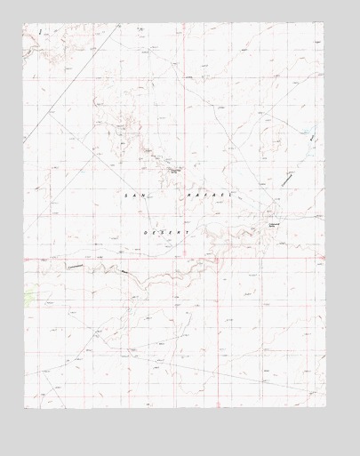 Crows Nest Spring, UT USGS Topographic Map