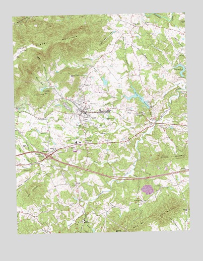 Crozet, VA USGS Topographic Map
