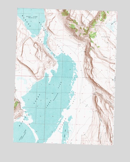 Crump Lake, OR USGS Topographic Map