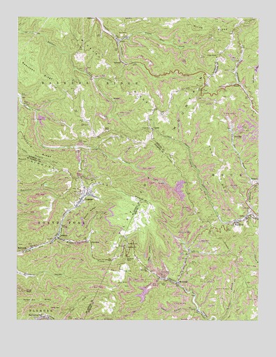 Crumpler, WV USGS Topographic Map