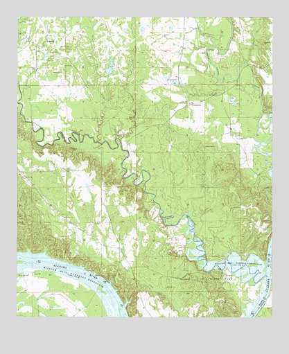 Crumptonia, AL USGS Topographic Map