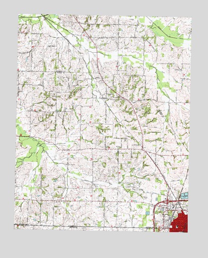 Crutchfield, KY USGS Topographic Map